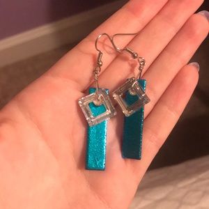Unique Aquamarine Earrings
